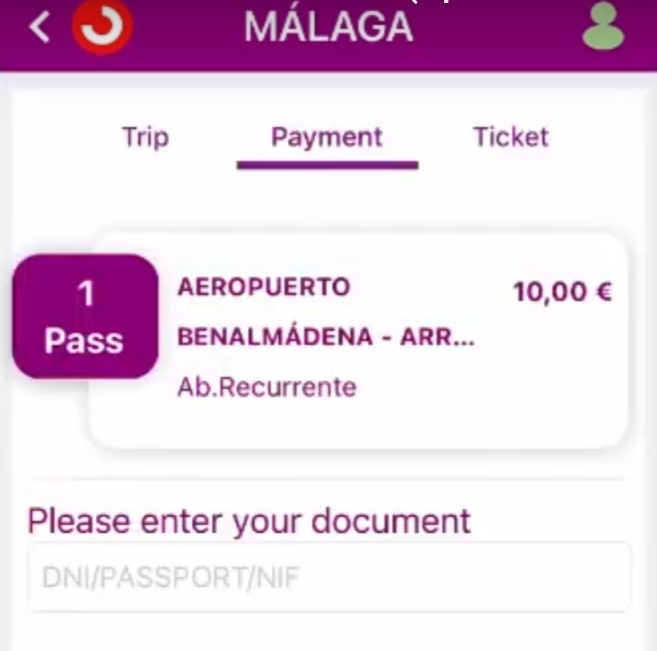 free train tickets in the Costa del Sol: Renfe app august 2023