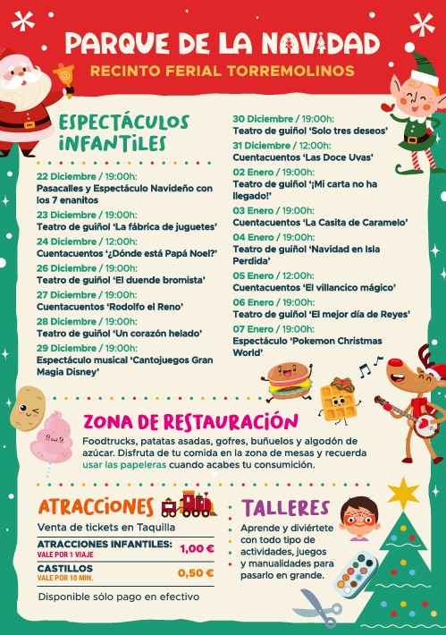 To do in January in the Costa del Sol - Christmas Park in Torremolinos