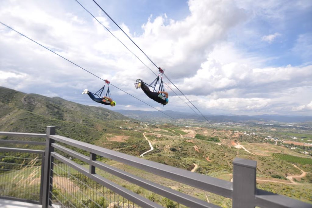To do in January in the Costa del Sol - Alhaurin zip line
