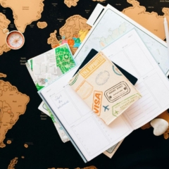 Spanish Non-Lucrative Visa and Digital Nomad Visa - map with documents