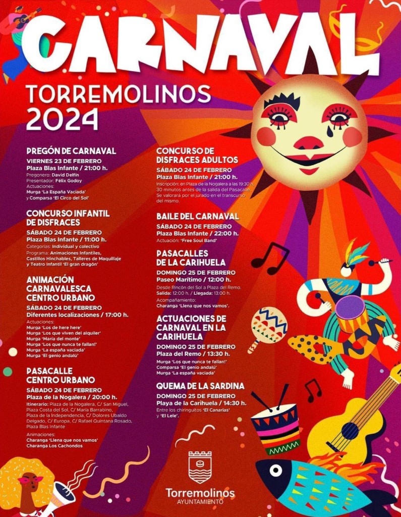 Carnival in Torremolinos 2024 - program