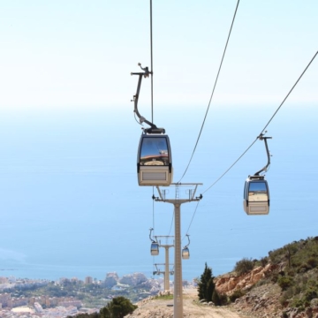 March in the Costa del Sol - Cable Car