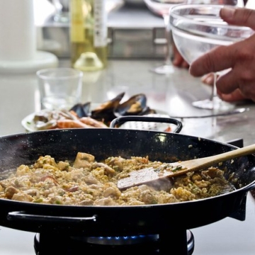 March in the Costa del Sol - Paella