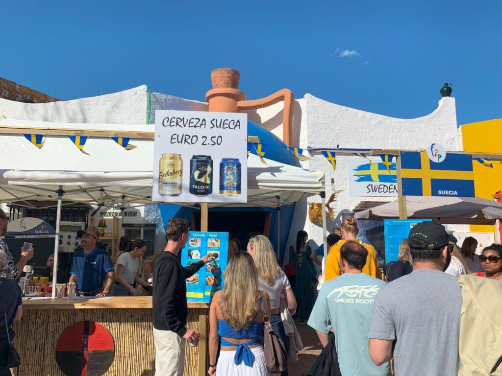 Feria de los paises (FIP) 2024 Sweden booth
