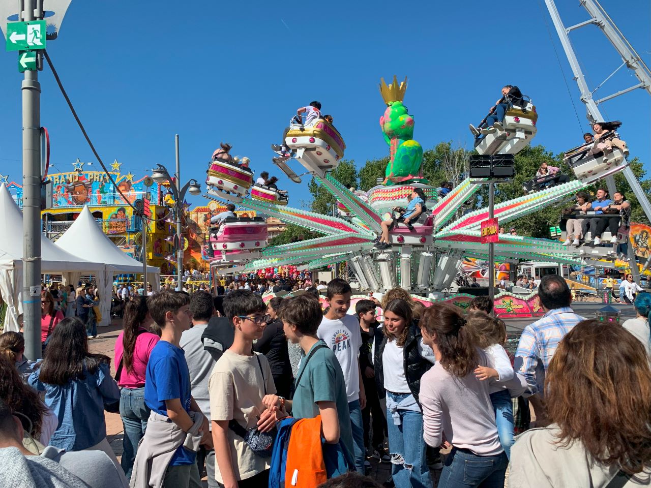 Summer on the Costa del Sol - Funfair in the Feria de los Paises, Fuengirola, 2024.