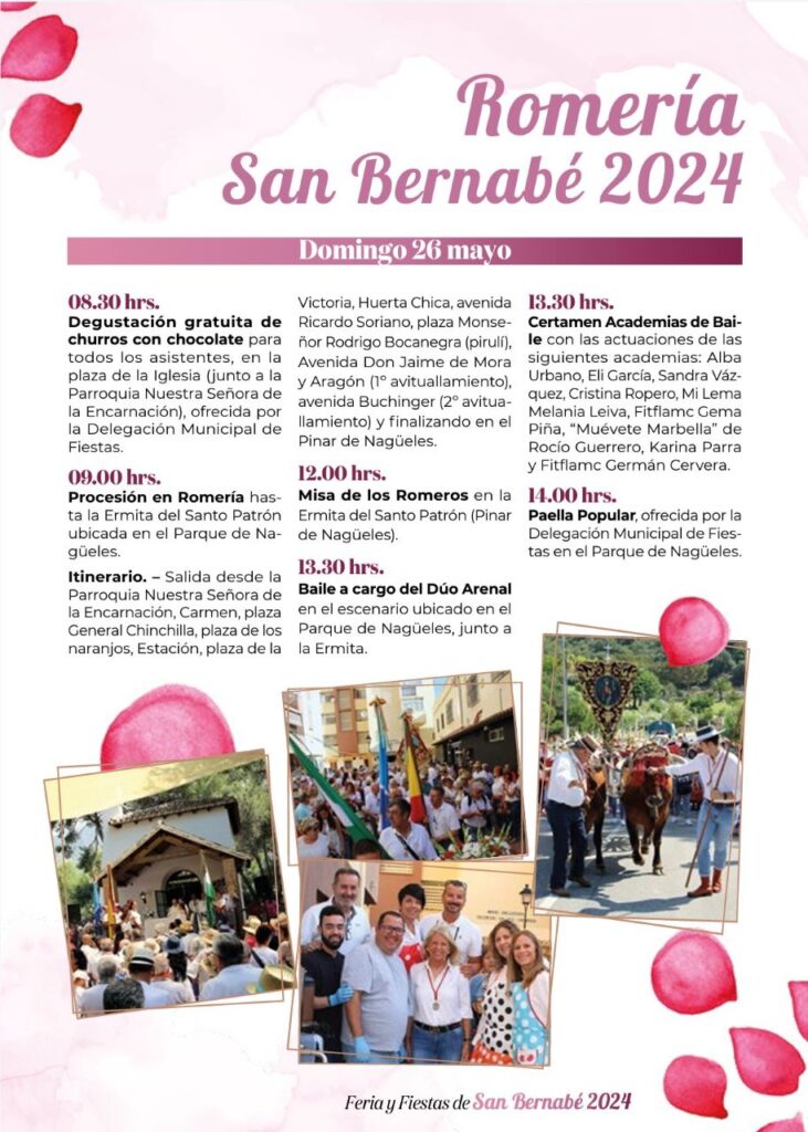 Feria de Marbella 2024 - procession program