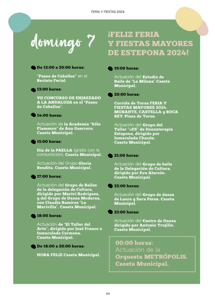 Feria de Estepona 2024 - July 7