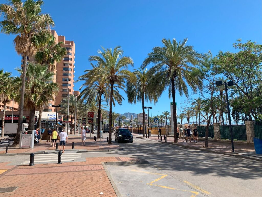 A street in Fuengirola, Costa del Sol