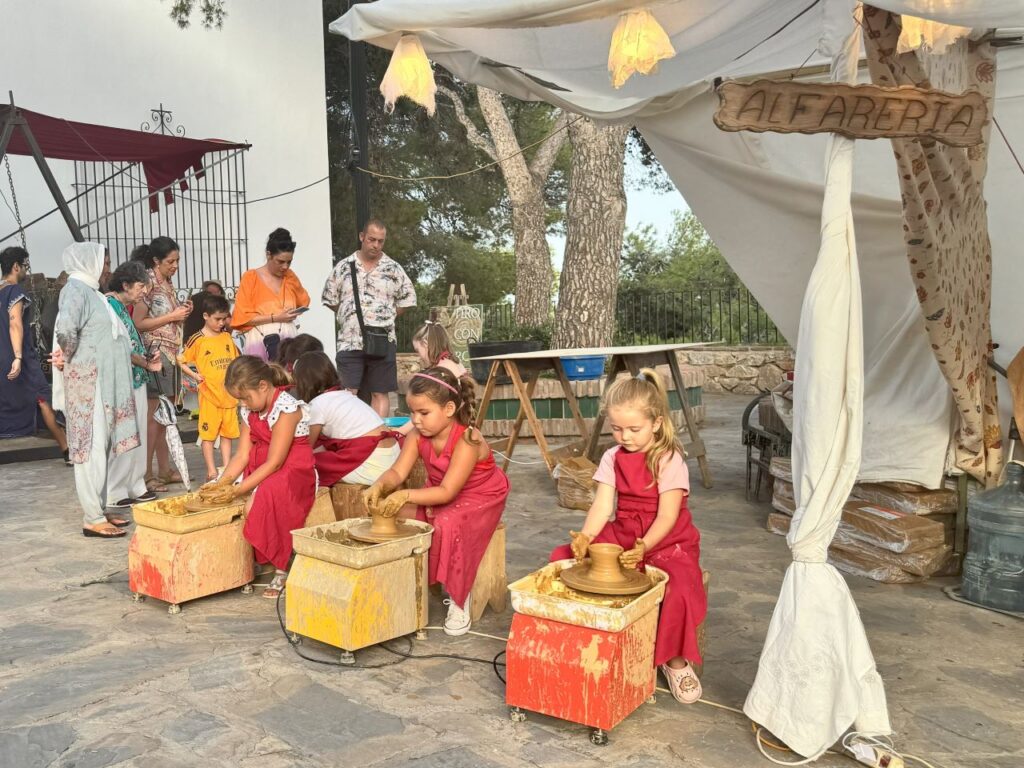 Pottery workshop in the Zoco Arabe, Benalmadena Pueblo, 2024