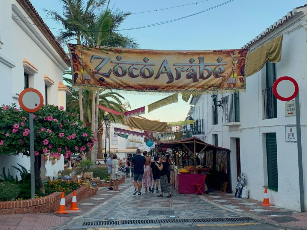 Zoco Arabe Arabian Bazaar in Benalmadena Pueblo