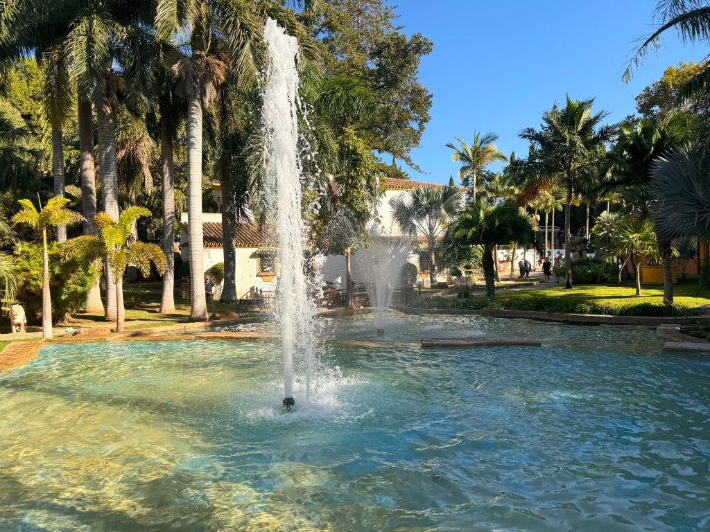 The main fountain