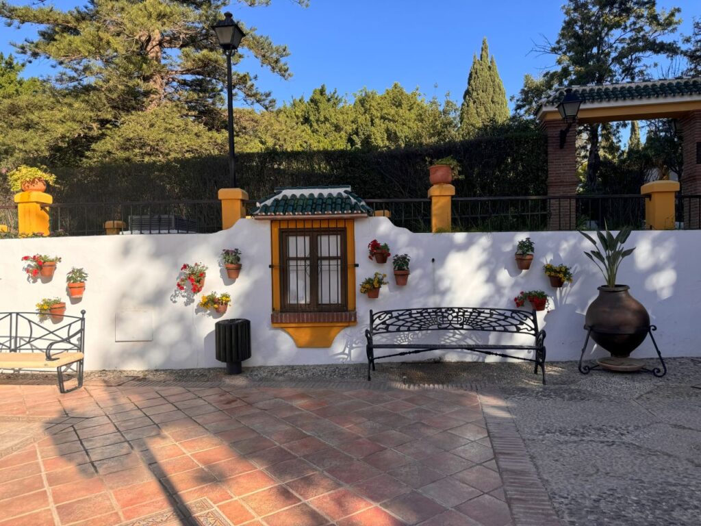 Molino de Inca Botanical Garden in Torremolinos - main courtyard