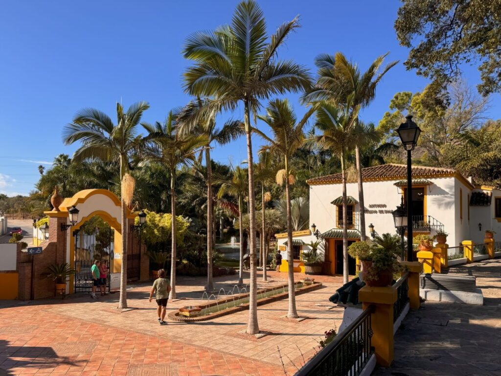 Molino de Inca Botanical Garden in Torremolinos - main courtyard