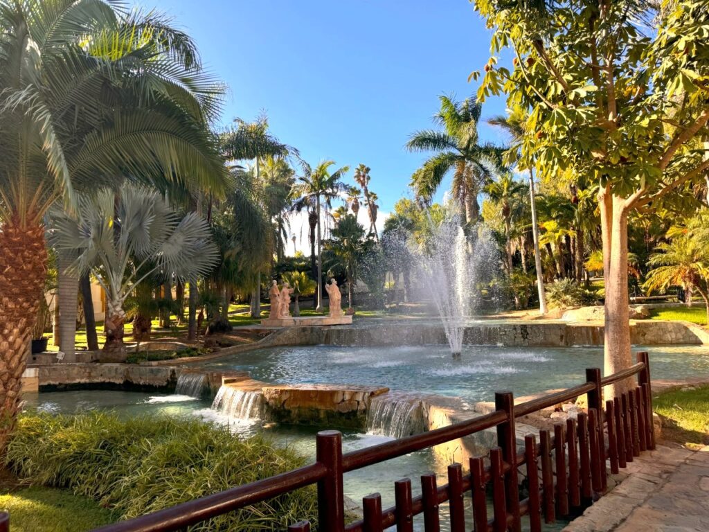 Molino de Inca Botanical Garden in Torremolinos - main fountains