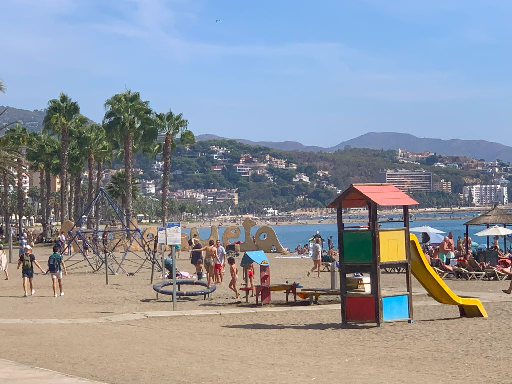 October in the Costa del Sol - Malaga, beach