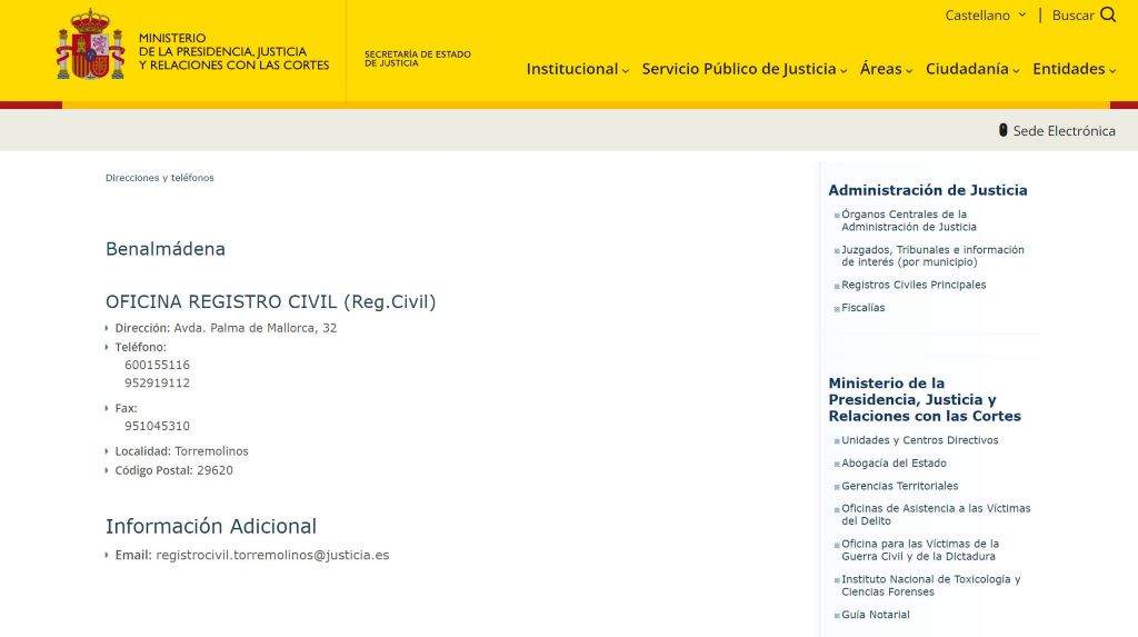 Spanish Nationality by residence - civil register in Torremolinos