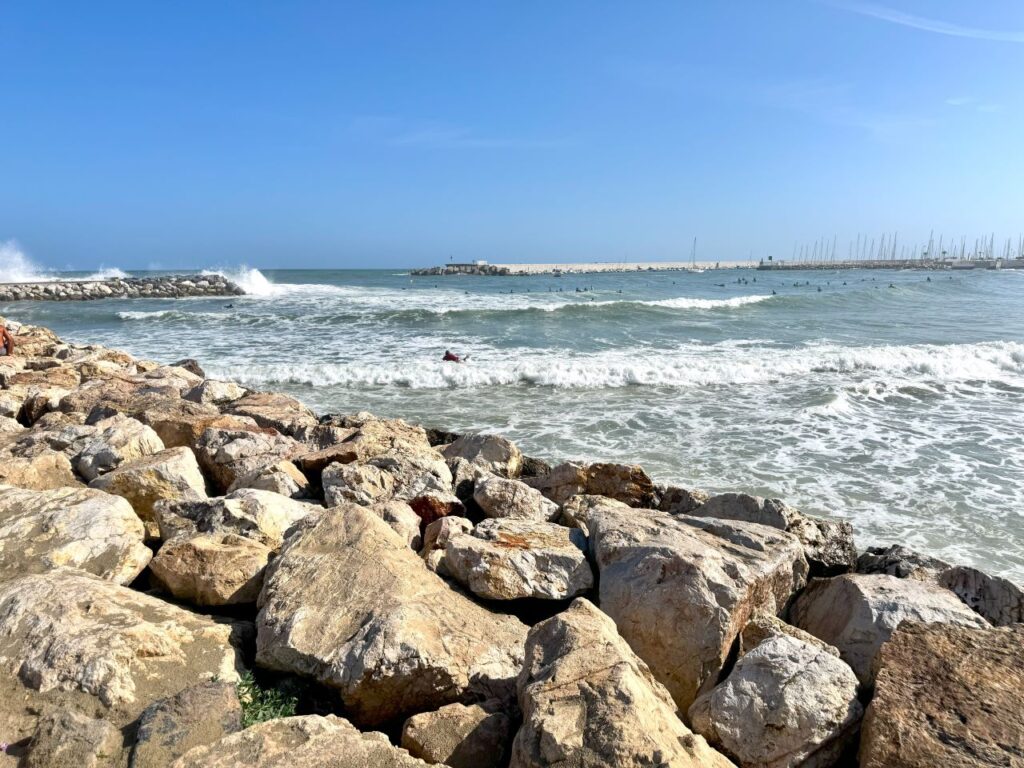 breakwater of Fuengirola