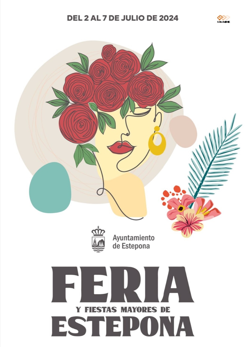 Ferias of the Costa del Sol - Cover of the program of the Feria de Estepona 2024