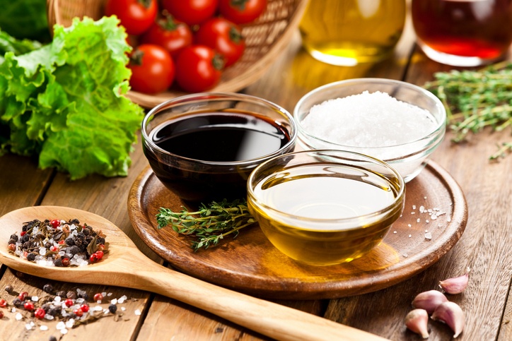 Spanish breakfast - Ingredients on a table