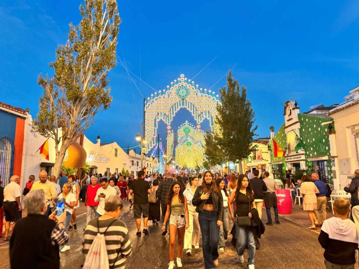 Ferias of the Costa del Sol - Recinto Ferial de Fuengirola during the Feria del Rosario 2024.