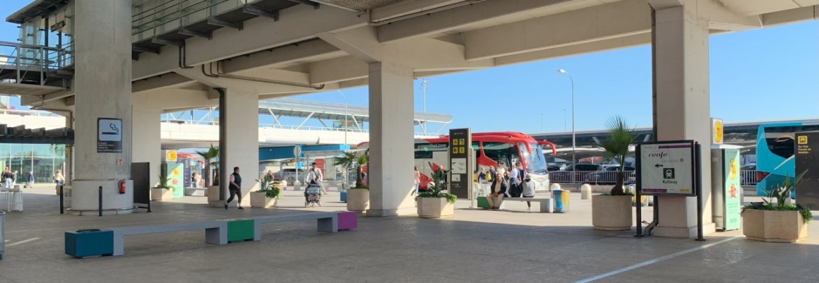 Malaga Airport bus stop