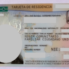 Spanish TIE - residence in Spain for non EU citizens