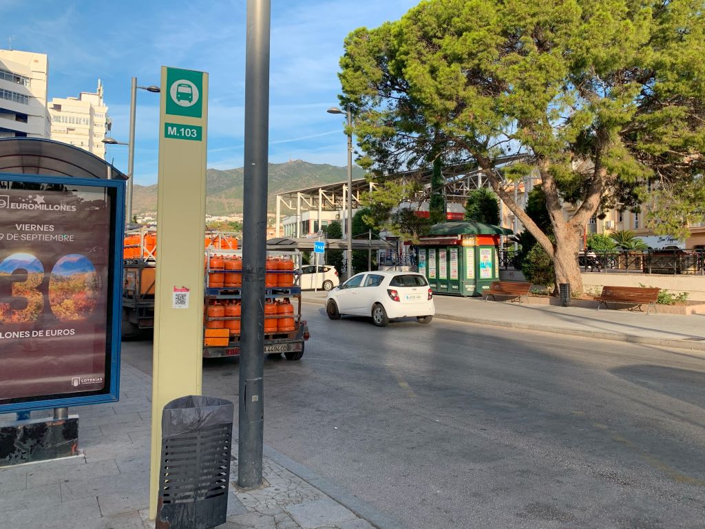 Train stations in Benalmadena: Arroyo de la Miel, bus 103