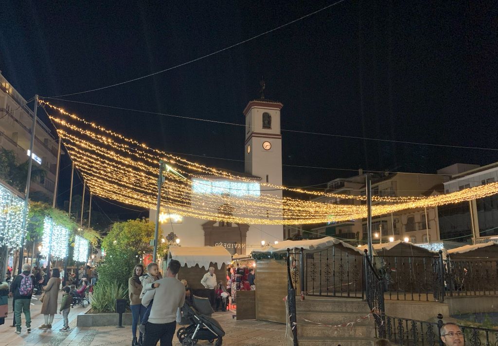 Plaza de la Constitución during Christmas 2024