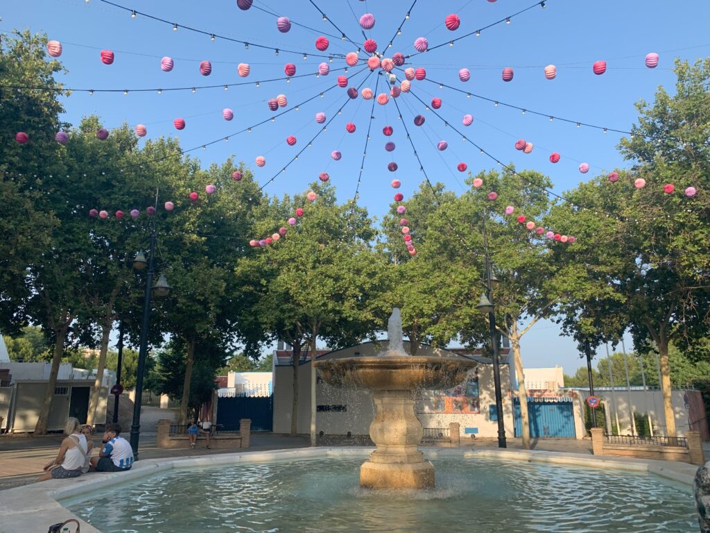 Feria de Benalmadena - fountain