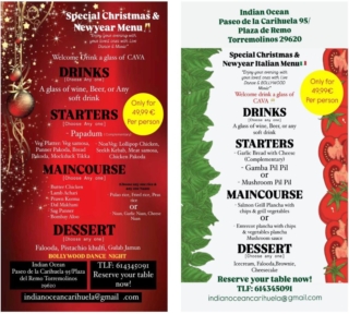 2024 Christmas Restaurants and Parties in the Costa del Sol