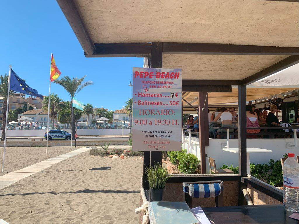 Train stations in Torremolinos - Pepe beach price list