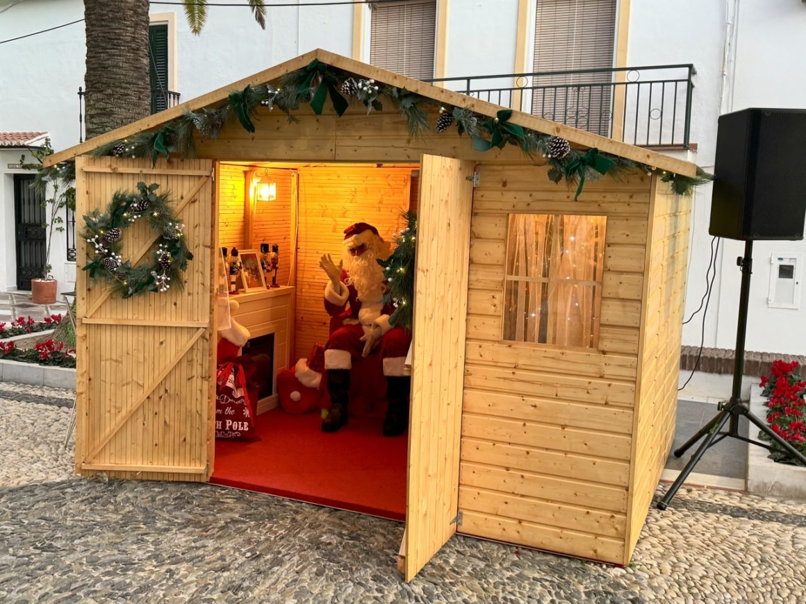 Santa's house in Benalmadena Pueblo