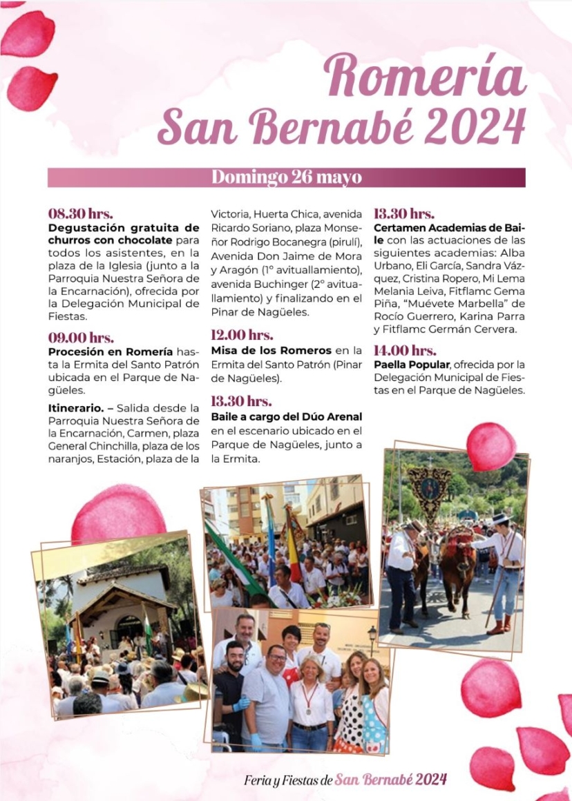 Feria de Marbella 2024 - procession program