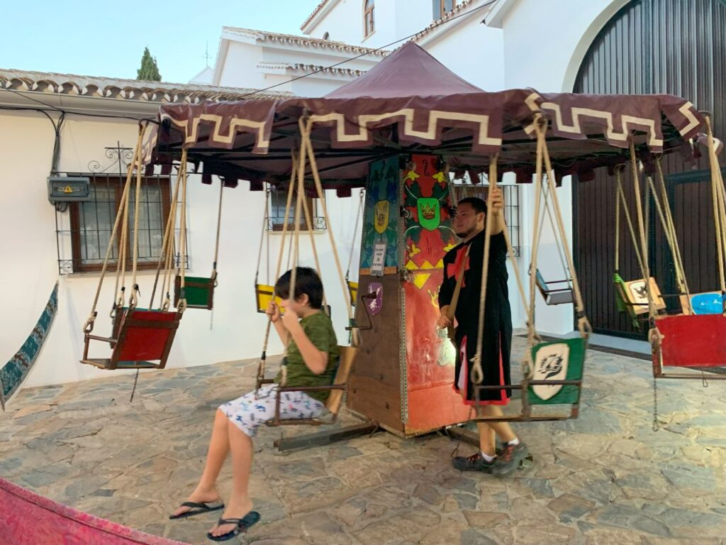 Zoco Arabe in Benalmadena Pueblo - merry-go-round