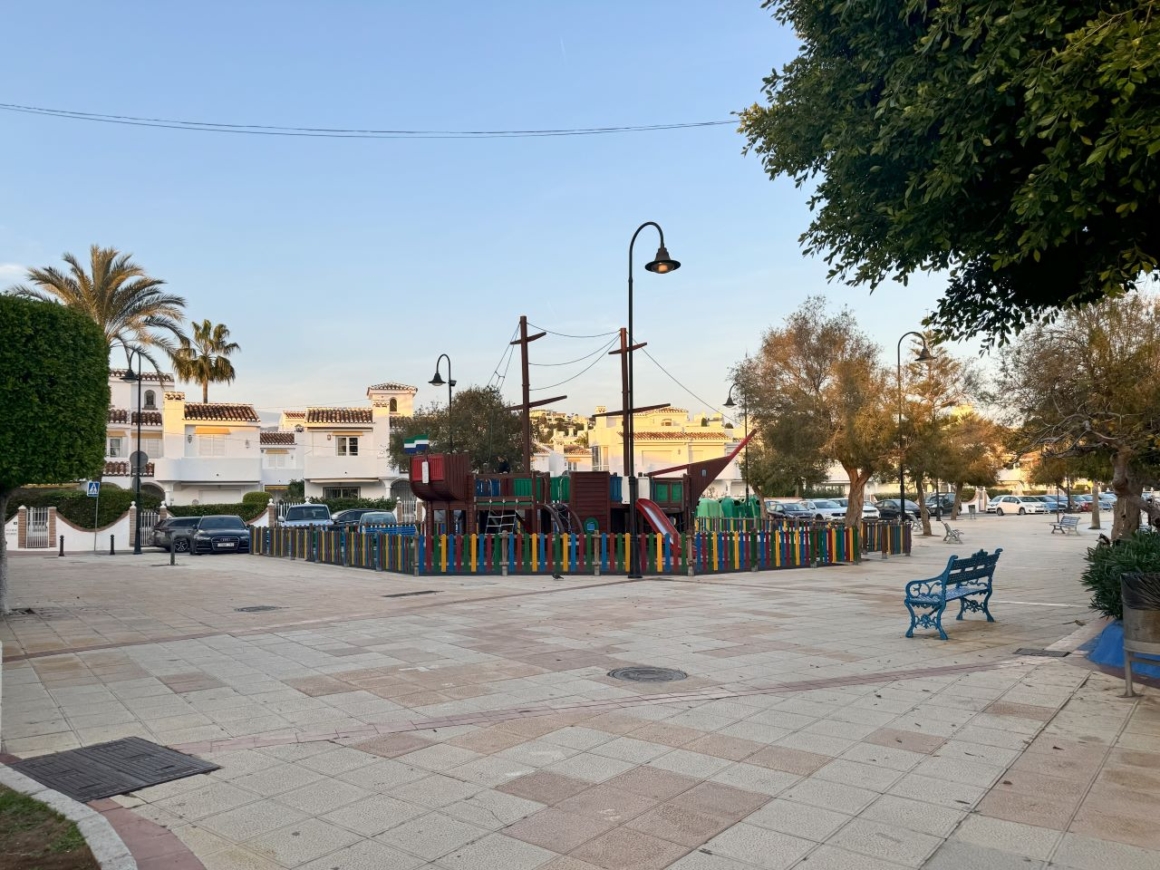 La Cala de Mijas playground by the promenade