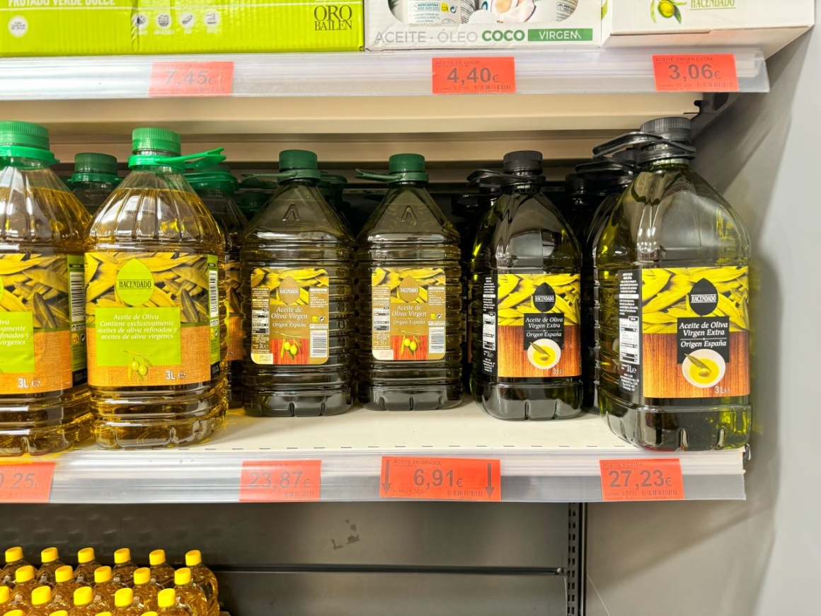 Supermarkets in Spain - olive oil