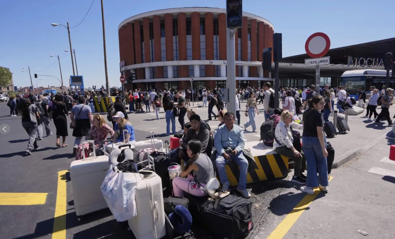 Atocha during the blackout
