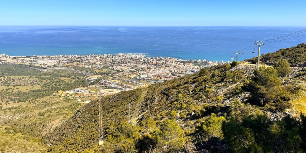 central viewpoint Morro calamorro Benalmadena cable car