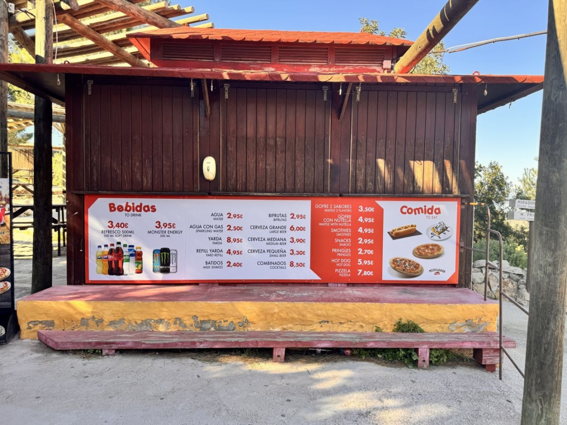 Snacks at Mount Calamorro